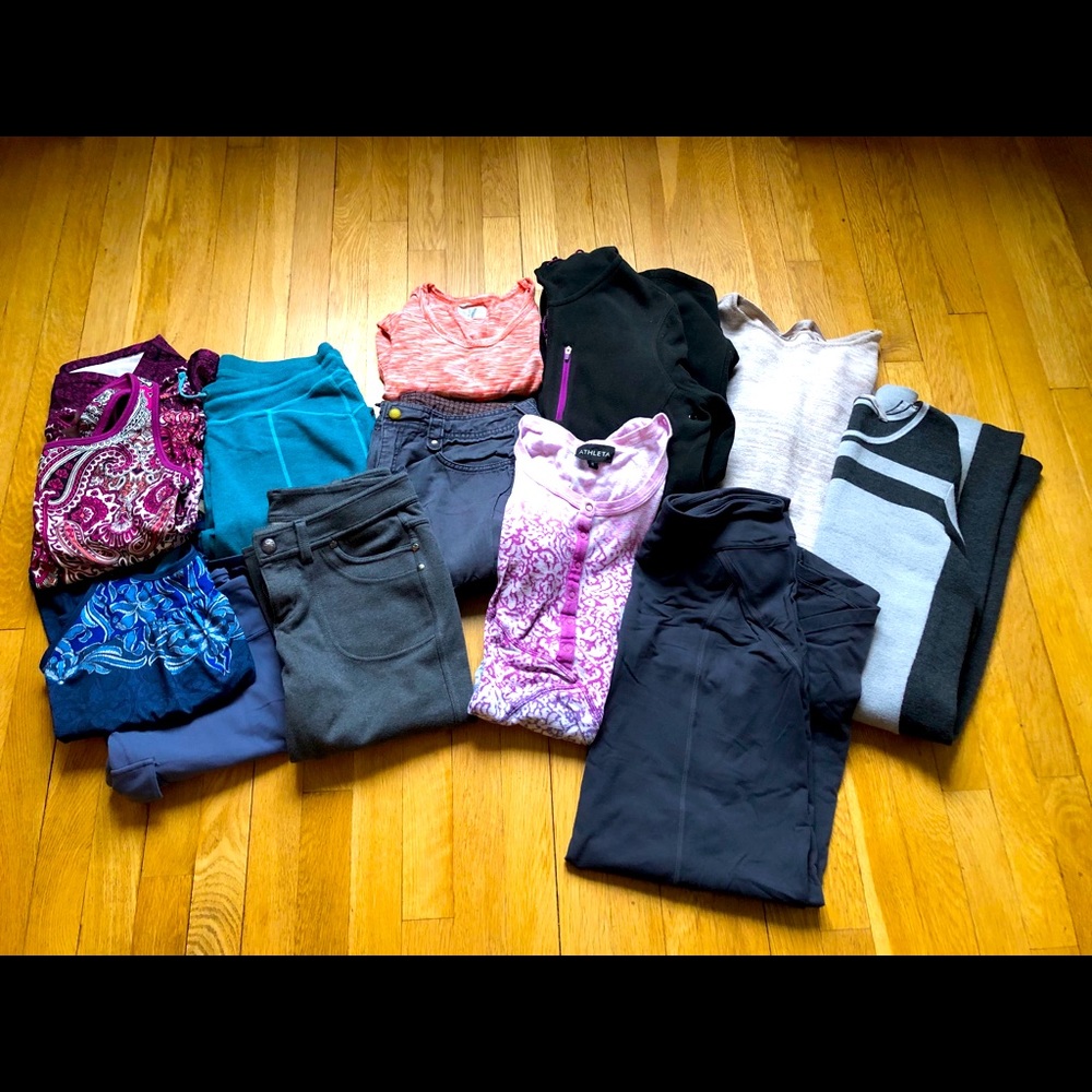 Athleta- huge lot of 12! Size S